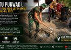 Di Tengah Debu dan Semen TMMD Ke-128, Sertu Purwadi Hadir Membawa Harapan Untuk RTLH Ibu Ngatiyu