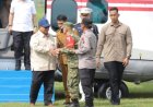 Presiden RI Kunker di Tuban, Danrem 082/CPYJ Sambut Langsung di Lapangan Pucangan