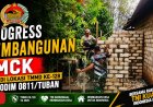 Satgas TMMD Ke-128 Kodim 0811 Tuban Kebut Pembangunan MCK